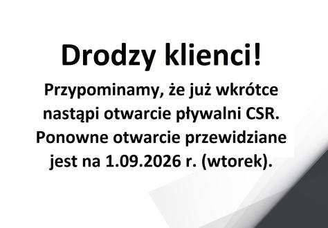 Drodzy klienci!