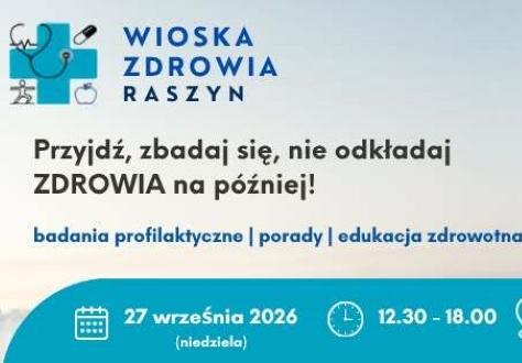 Wioska Zdrowia Raszyn 2026 – już w niedzielę!