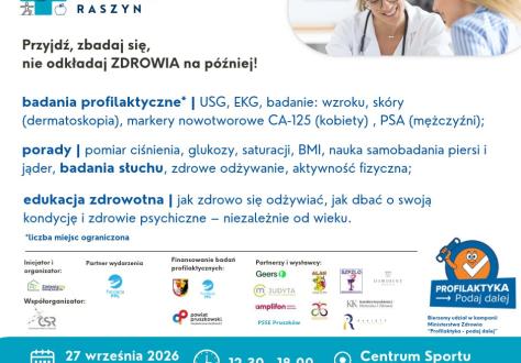 Wioska Zdrowia Raszyn 2026 – zapraszamy już w najbliższą niedzielę!